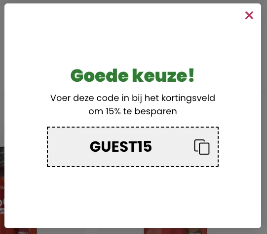 Bewijs van coupon - Weightworld - Weightworld [[15% korting]] op voedingssupplementen